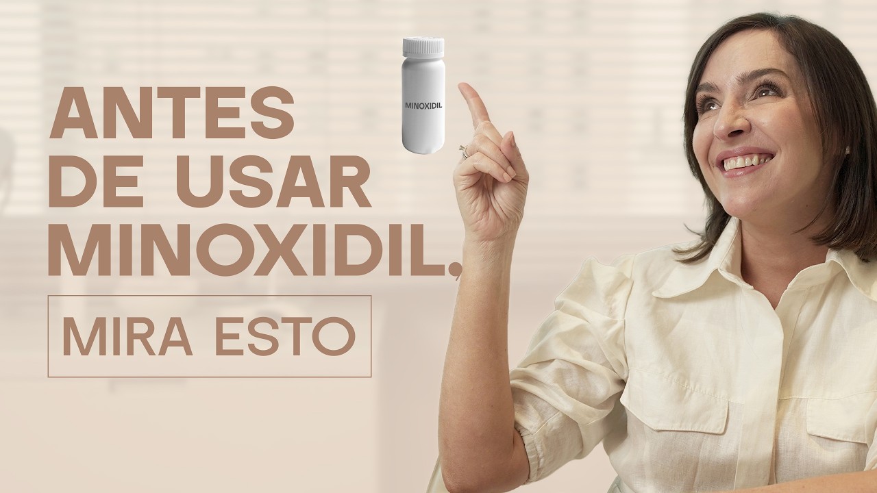 🔴 DERMATOLOGA te EXPLICA como APLICARTE MINOXIDIL ¿Efectos secundarios, shedding? Dra. Pilar Ochoa