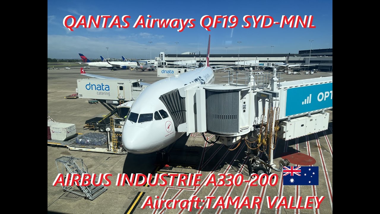 QANTAS QF19 SYDNEY - MANILA Airbus 330-200 