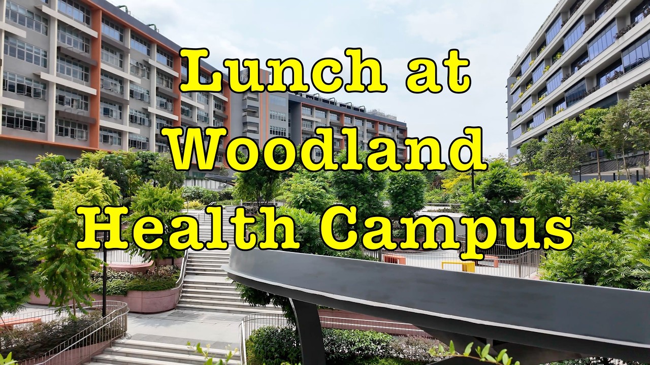 (NEW) Woodland Health Campus Tour and Lunch Vlog #singapore #lunch #walkingtour #nasilemak #hospital