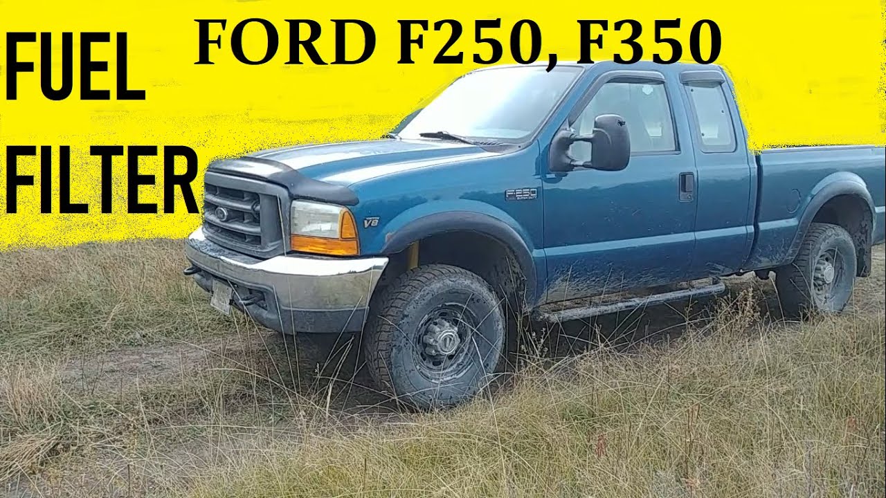 КАК ЗАМЕНИТЬ ТОПЛИВНЫЙ ФИЛЬТР на FORD F250 F350 бензин TRITON 5.4L V8 или 6.8L V10