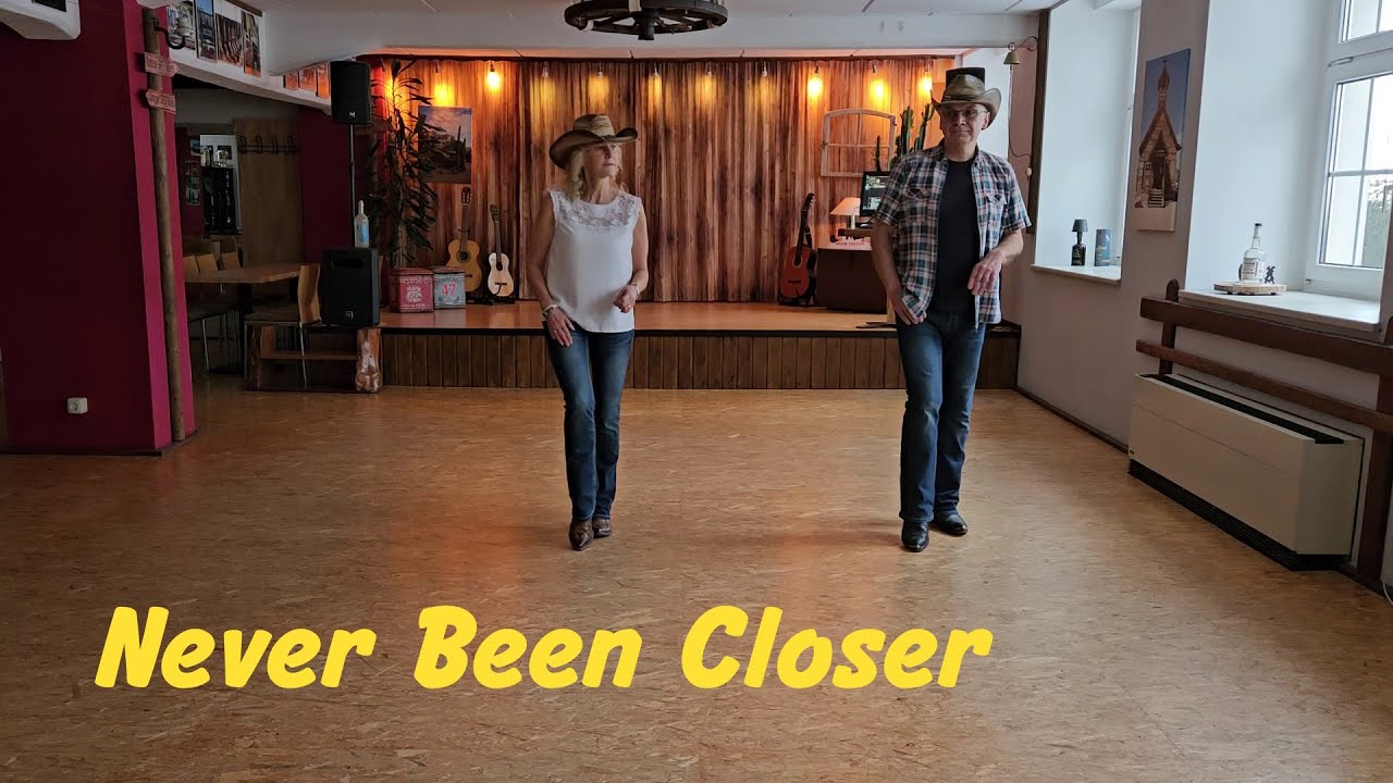 Line Dance NEVER BEEN CLOSER (Sabine Funke) Teach / Dance