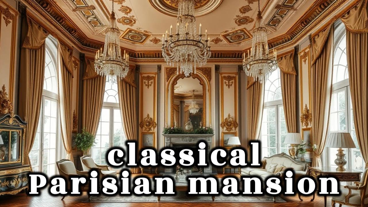 🏛️ Paris Luxury Houses & French Classical Mansions | Timeless Elegance & Opulent Interiors