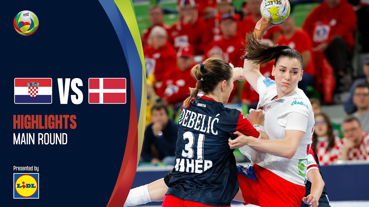 Pijevic and Reinhardt shine again | Croatia vs Denmark | Highlights | MR | Women’s EHF EURO 2022