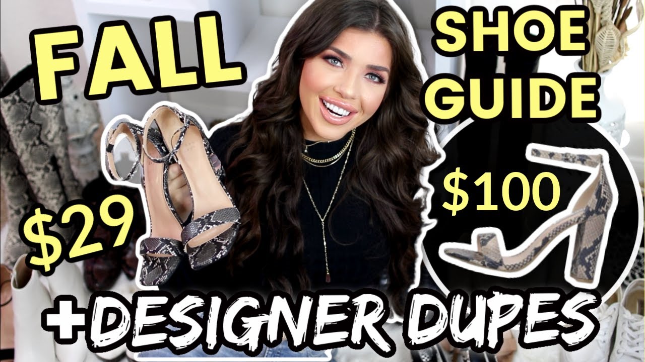 FALL 2020 SHOE GUIDE | DESIGNER DUPES | Walmart, Target, Forever 21 Haul | Affordable Fall Fashion