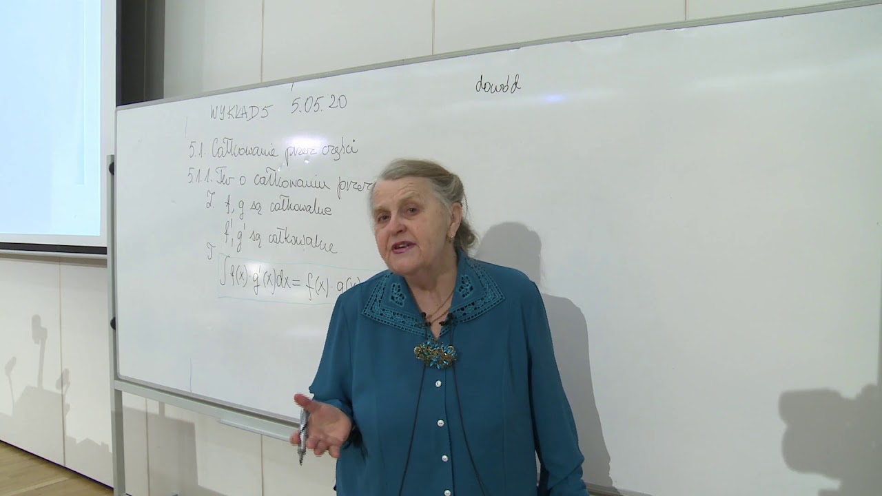 całkowanie przez części, dr Helena Kazieko