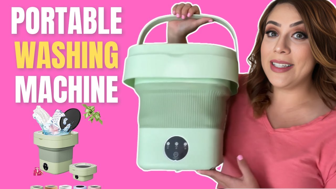 Limited space? Try this foldable mini washing machine- Unboxing & Review