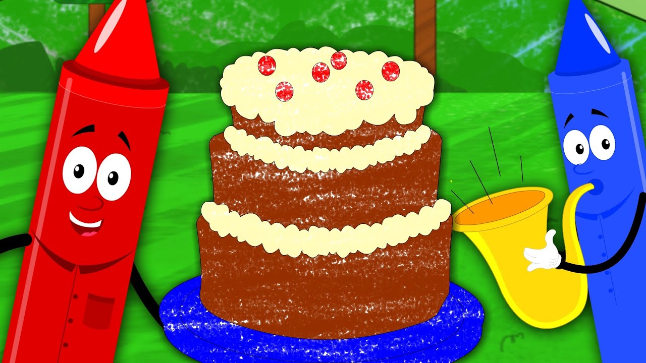 happy birthday | crayon nursery rhymes | kids songs | baby videos