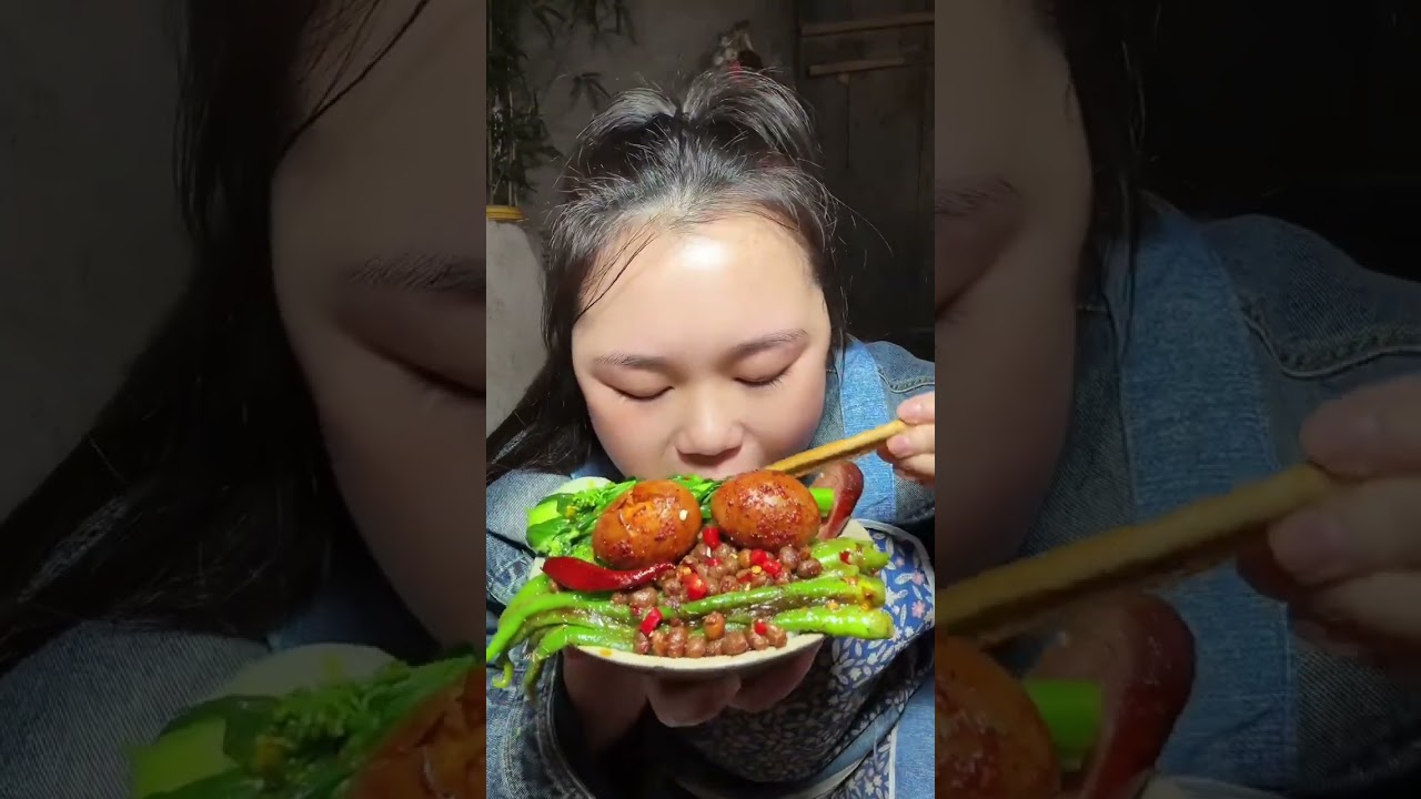 农家一碗香！今天用豆豉炒的煎辣椒嘎嘎下饭#抖音美食#农村家常菜