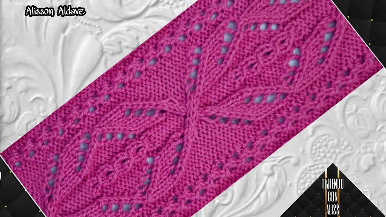 #229 - TEJIDO A DOS AGUJAS / knitting patterns / Alisson Aldave