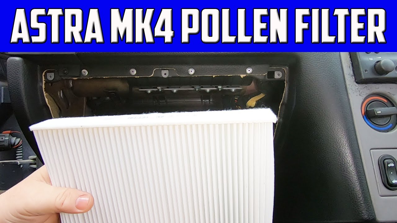 Vauxhall Opel Astra G Mk4 Pollen Filter Replacement