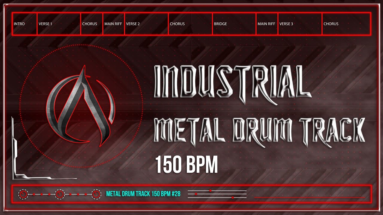 Industrial Metal Drum Track 150 BPM | Preset 3.0 | Reissued (HQ,HD)