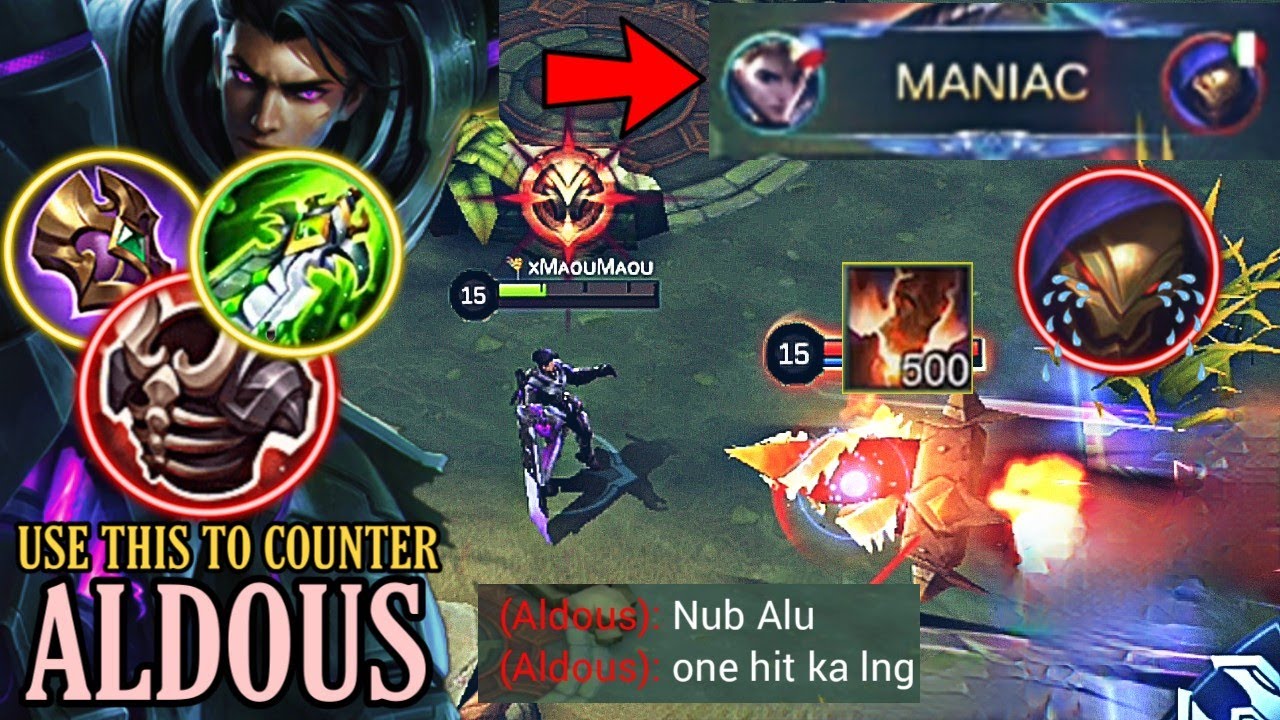 HOW TO DESTROY ALDOUS WITH 500 STACKS USING ALUCARD | ALUCARD BEST BUILD 2021