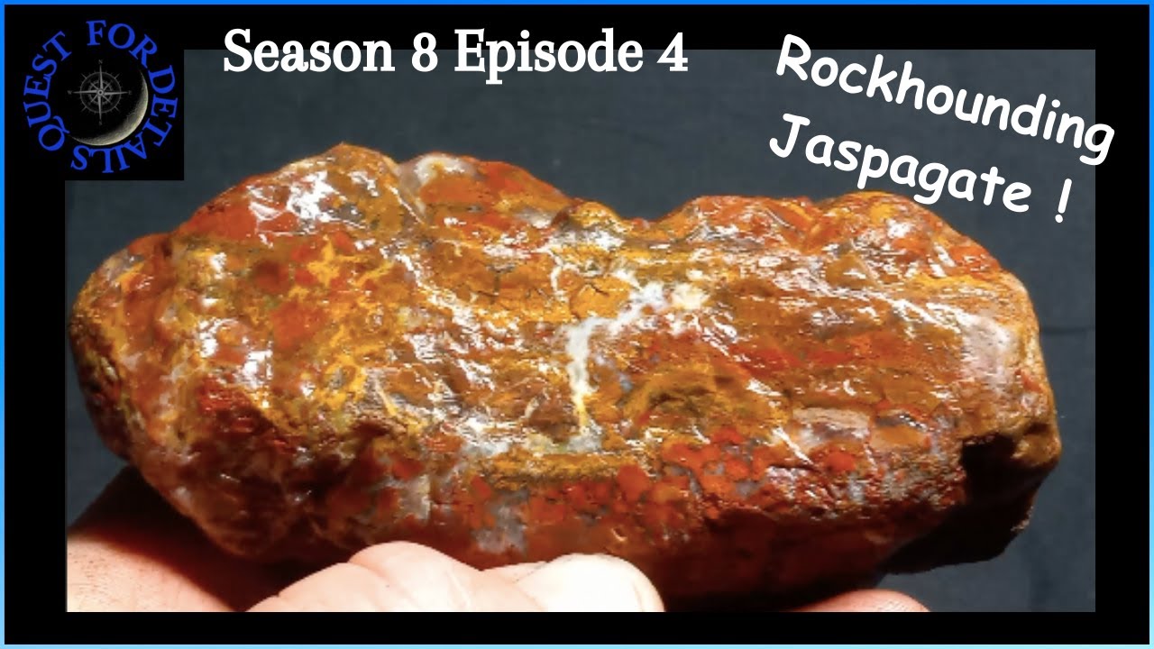 Se 8 Ep 4  Rockhounding Jaspagates In The California River Gravels -  By : Quest For Details