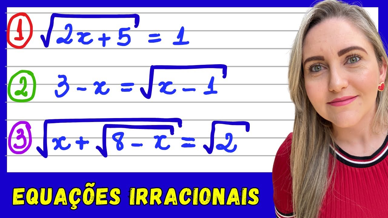 EQUAÇÃO IRRACIONAL! EXPLICAÇÃO DE EQUAÇÃO COM RADICAL / EQUAÇÃO DO 1º GRAU / EQUAÇÃO DO 2º GRAU!