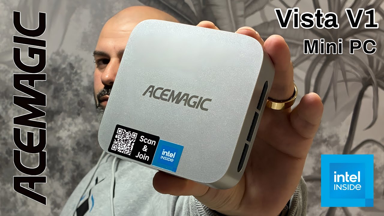 ACEMAGIC Vista V1 Mini PC - Intel N150 16gb Ram 512gb SSD ( Small and Powerful )