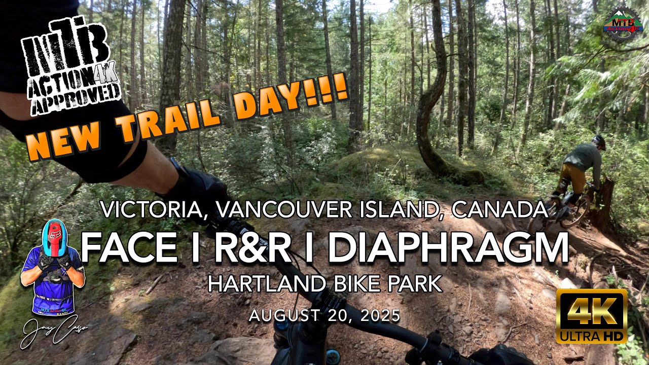 MTB Riding Hartland Trails, Victoria on Vancouver Island, August 20, 2025 | Part 1