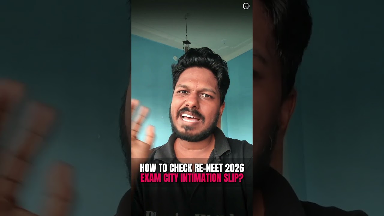 How to Check RE-NEET 2026 Exam City Intimation Slip? #reneet2026 #examcityintimation