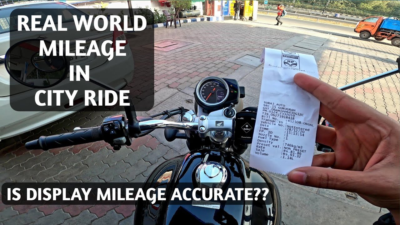 Honda CB350 HIGHNESS | Real World Mileage | Tips for Best mileage | Is display mileage accurate??