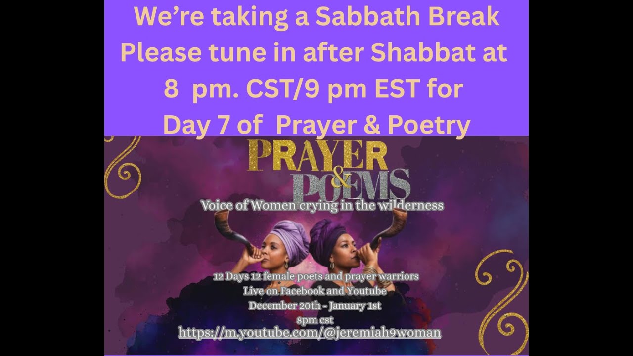 Twelve Days of Prayer & Poetry Sabbath Rest