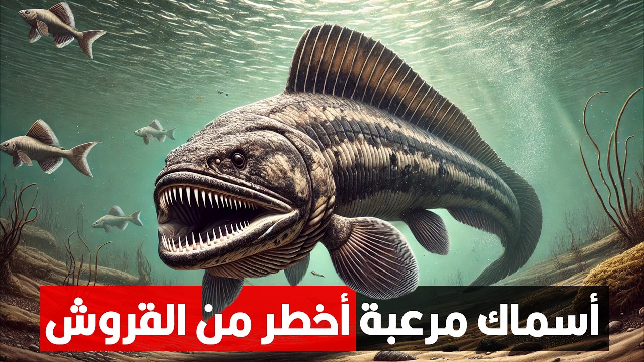 أسماك مرعبة من ما قبل التاريخ أخطر من القروش