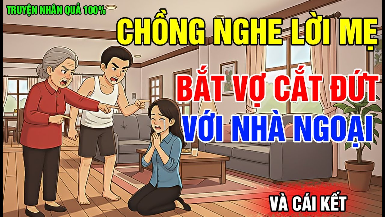 Chuyện Nhân Quả: Chồng Nghe Mẹ, Bắt Vợ Cắt Đứt Quan Hệ Với Nhà Ngoại | Lấy Chồng Xa Quá Khổ