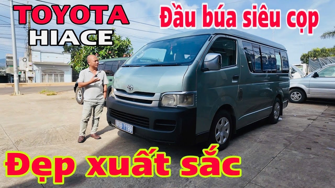 Toyota hiace 16 chỗ chùm mền không chạy... có tin nổi ? Ô Tô Quang chung lâm Đồng