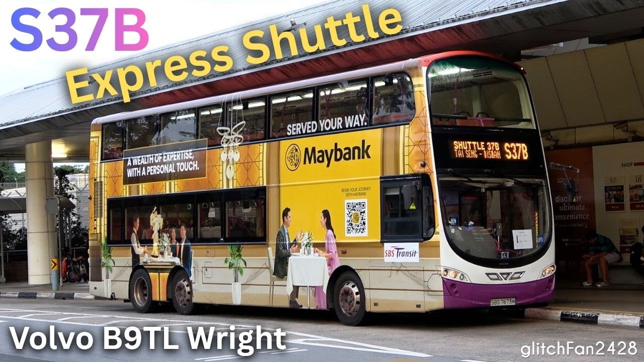 [SBST] Volvo B9TL on Rail Replacement Express S37B, SBS7673M