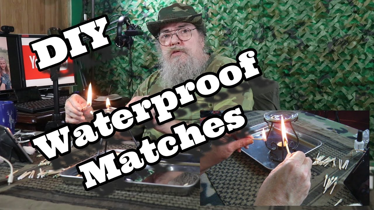 A Better DIY Waterproof Match