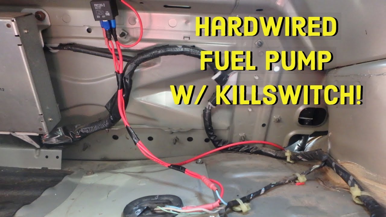 How to: Hardwire fuel pump with Killswitch for R33/R32/S13/240SX