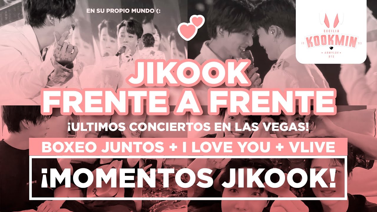 JIKOOK - ULTIMOS CONCIERTOS EN LAS VEGAS + VLIVE ¡TE AMO! (Cecilia Kookmin)