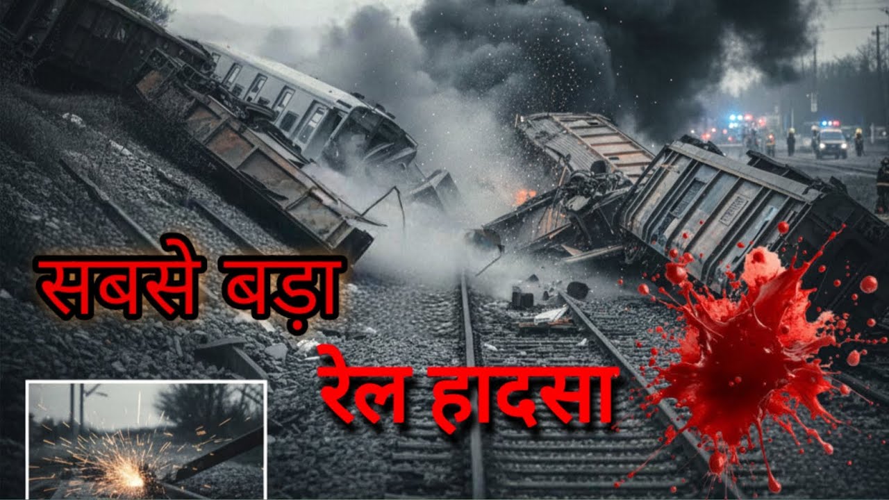 भारत की सबसे बड़ी रेल दुर्घटना |  #trainaccident #youtube #trainaccidentnews #story #indiantrain
