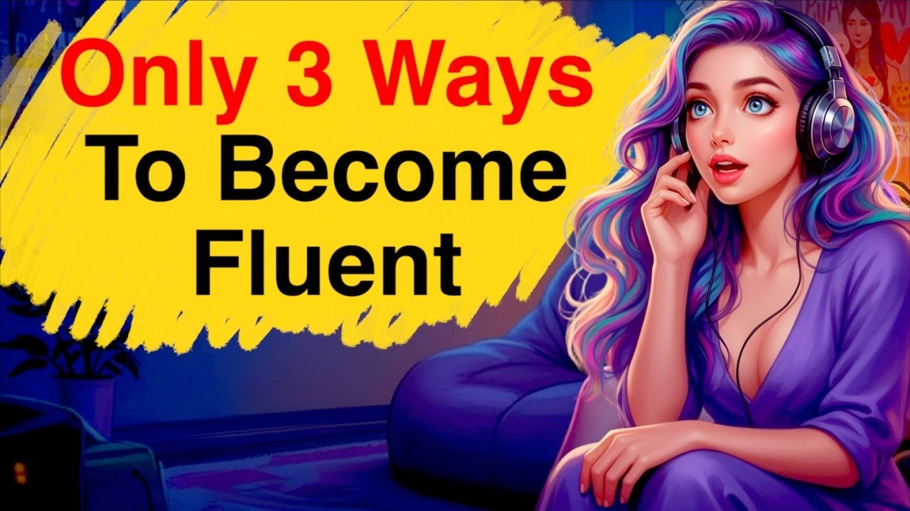 3 Ways to Speak English Fluently (A2–B1) | Slow Listening +Shadowing Daily System | Fluent Speaking