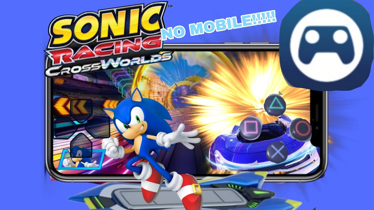 JOGANDO SONIC RACING CROSSWORLDS - DEMO NO CELULAR [Steam Link]