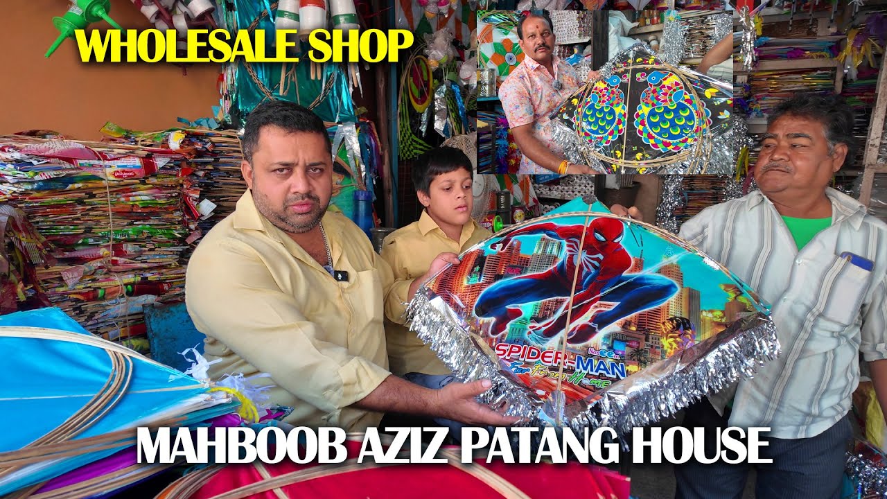 Kites Shop Wholesale Kites in Hyderabad | new fancy Patang ￼Manjha Kite festival gulzar house