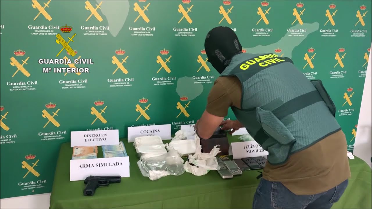 La Guardia Civil desarticula en Tenerife una organización criminal dedicada al tráfico de drogas