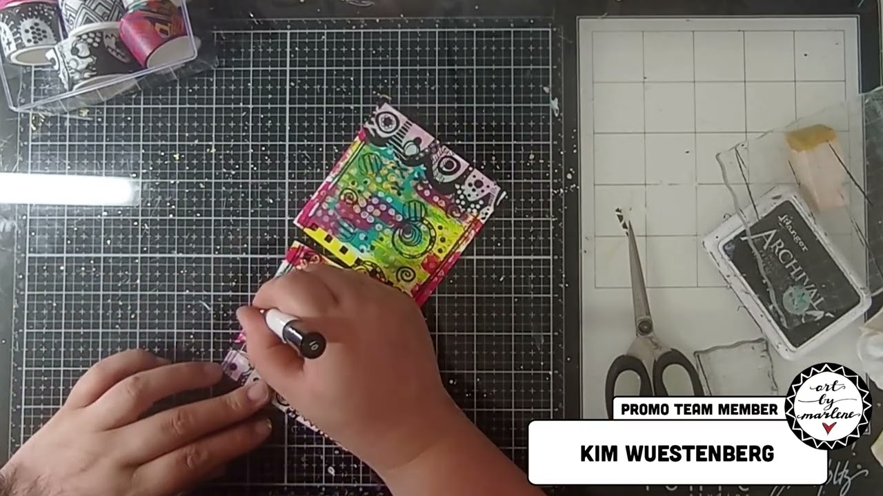 @ARTBYMARLENE Mixed Media - acrylicmarkers & -paints + washi ( Essentials & Signature Collection)