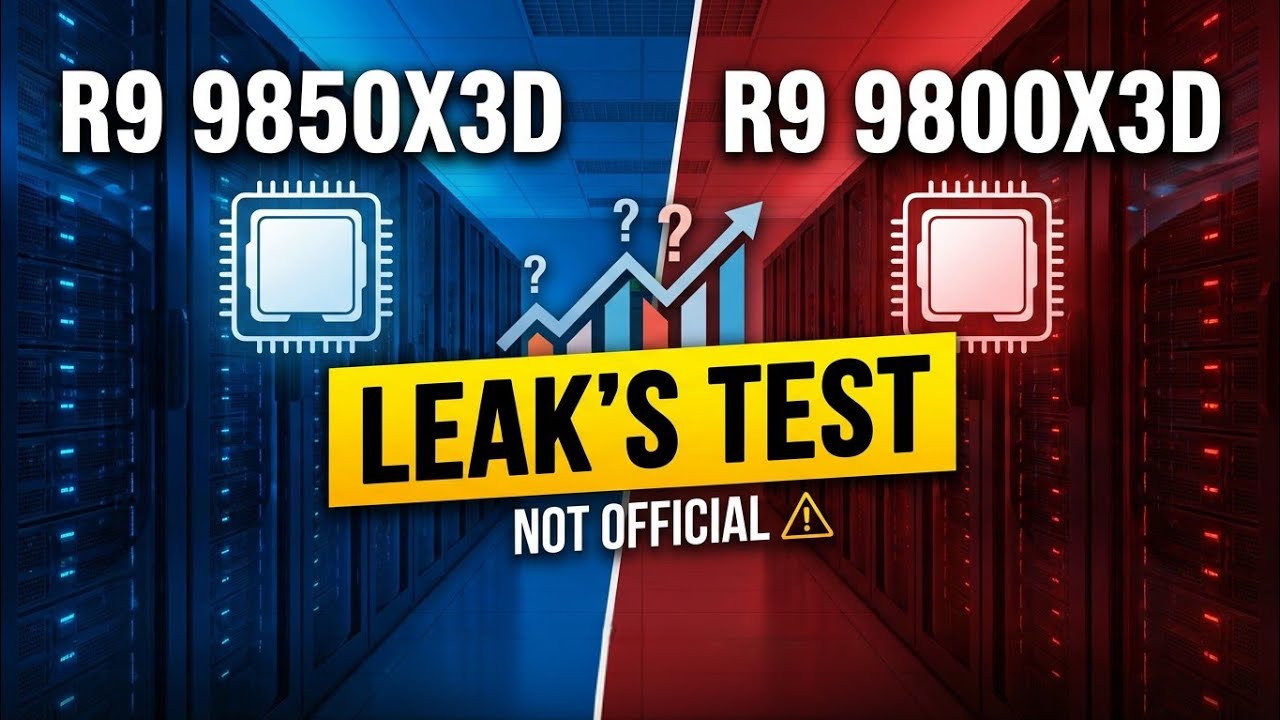 Официальная таблица AMD R9 9850X3D VS 9800X3D VS 7800X3D VS INTEL 285K. Не проводите этот тест!!