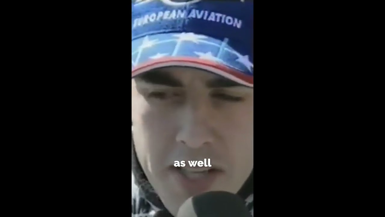 Fernando Alonso post qualifying interview from 2001|| F1 2001 USGP, Indianapolis Motor Speedway