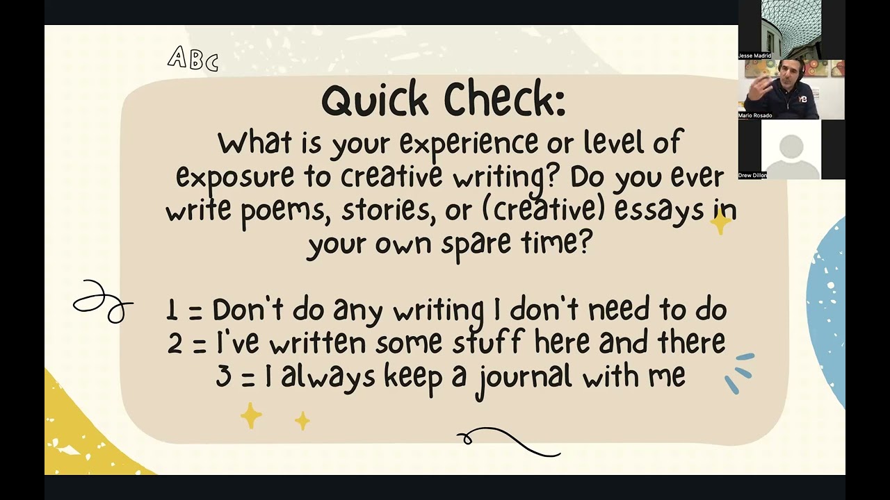 Creative Writing & Student Voice