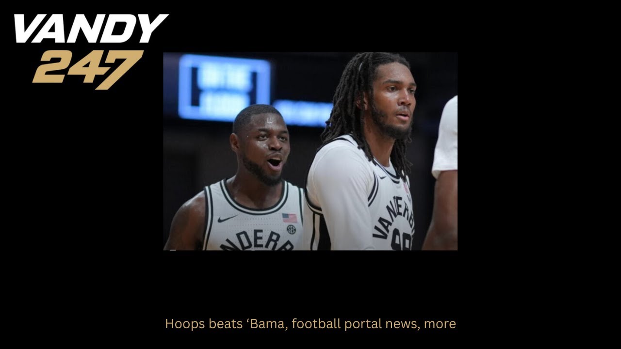 Hoops beats 'Bama, football portal news, more, with guest Seabass