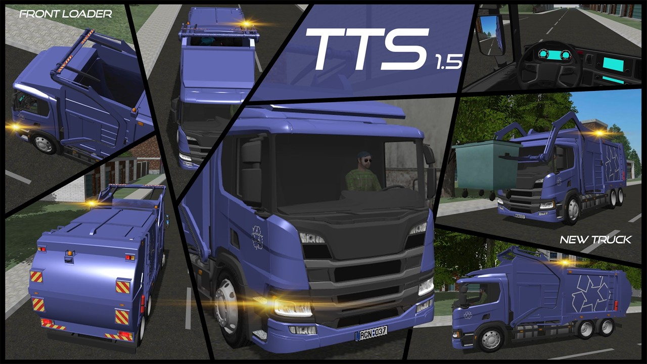 DAY 16 JADI SUPIR TRUCK SAMPAH - Trash Truck Simulator
