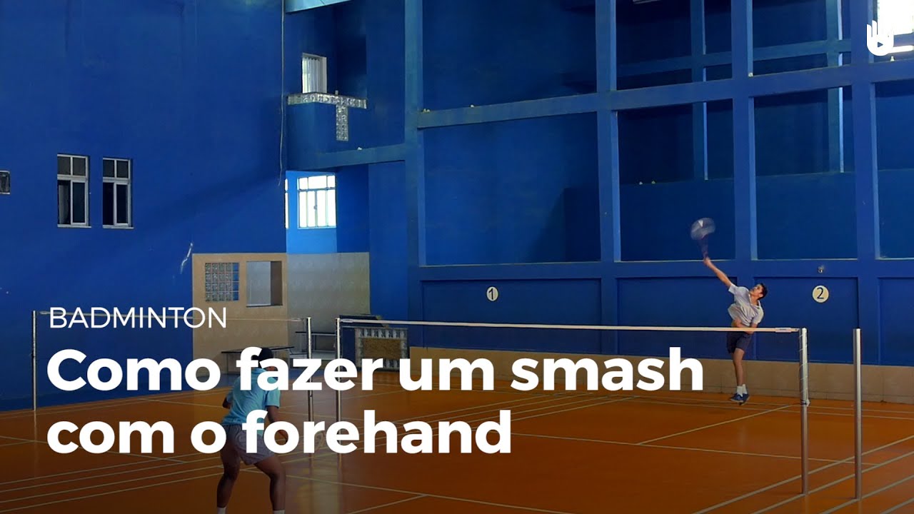 Smash com forehand | Badminton