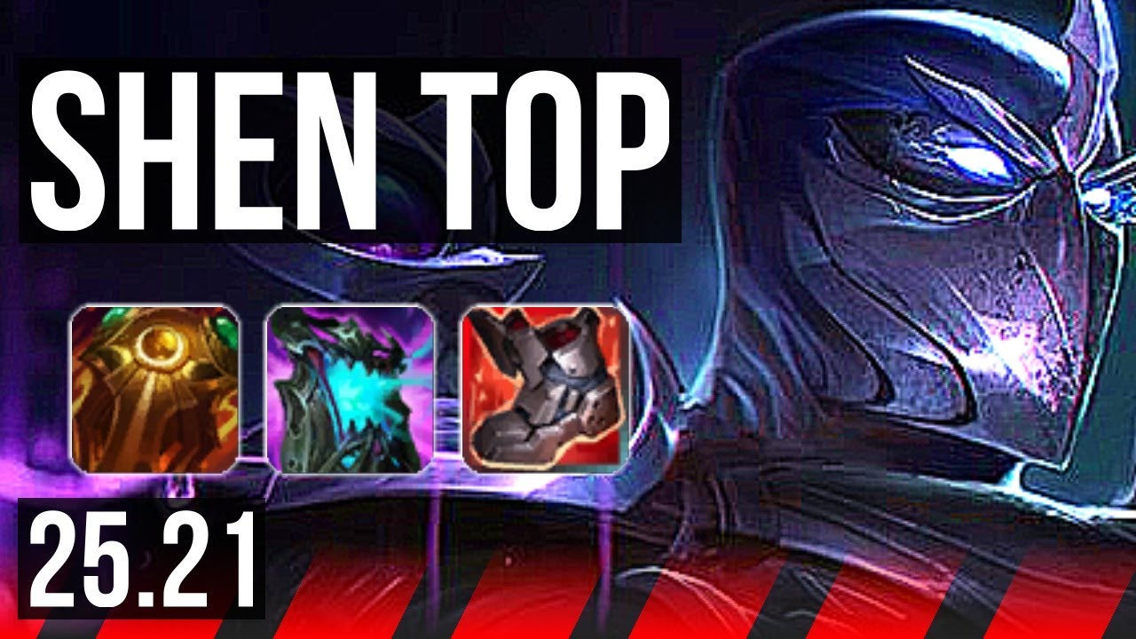 SHEN vs JAX (TOP) | 600+ games | KR Master | 25.21