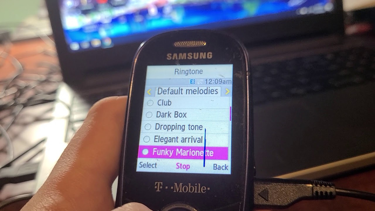 Samsung T249 ringtones