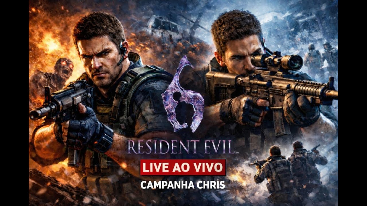 Resident Evil 6 # 4 Cobra invisível perseguição a todo vapor fim de um velho amigo 😱🎮