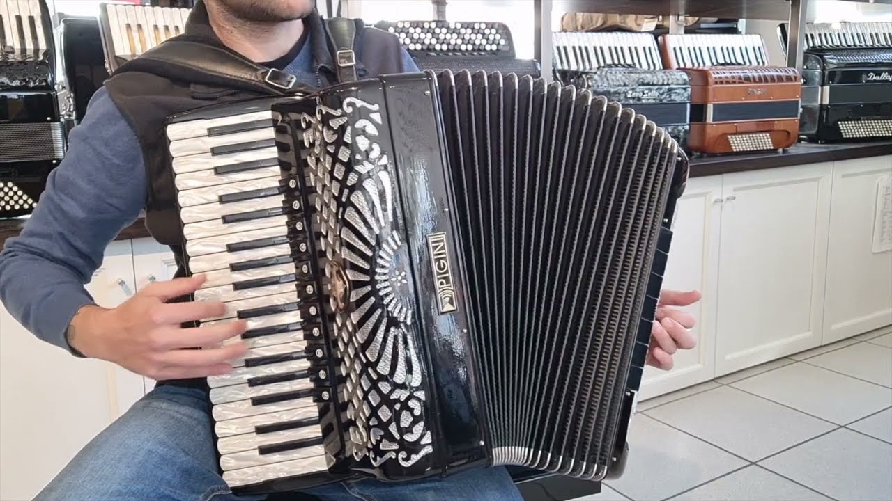 Pigini Super Professional 5 Cassotto Gebraucht Klangprobe Akkordeon/Accordion