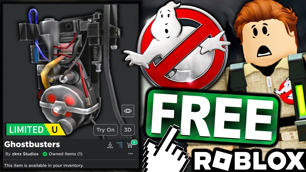 FREE UGC LIMITED! HOW TO GET Ghostbusters: Frozen Empire Proton Pack! (ROBLOX Easy Obby EVENT)