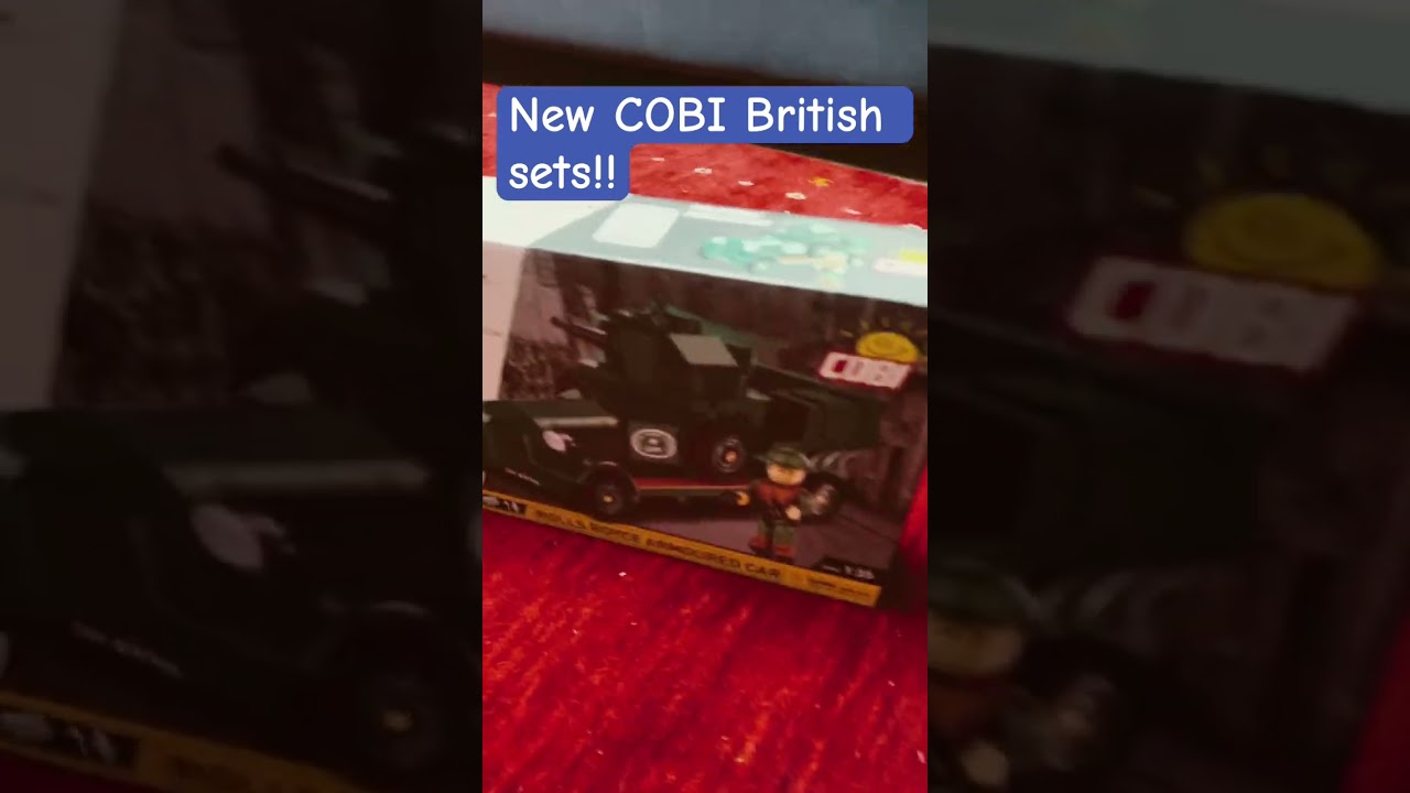 New COBI sets :) #ww2 #cobitoys #cobibricks #britisharmy
