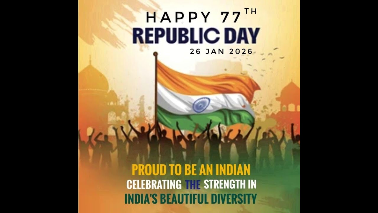 #Happy 77th Republic Day celebrations 🎊