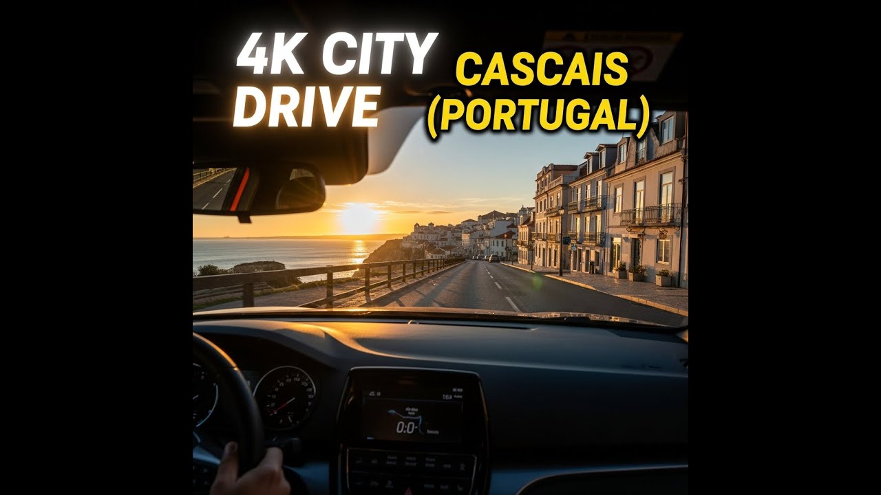 Spectacular City Drive : From Parede , through Estoril , Boca do Inferno and Cascais downtown
